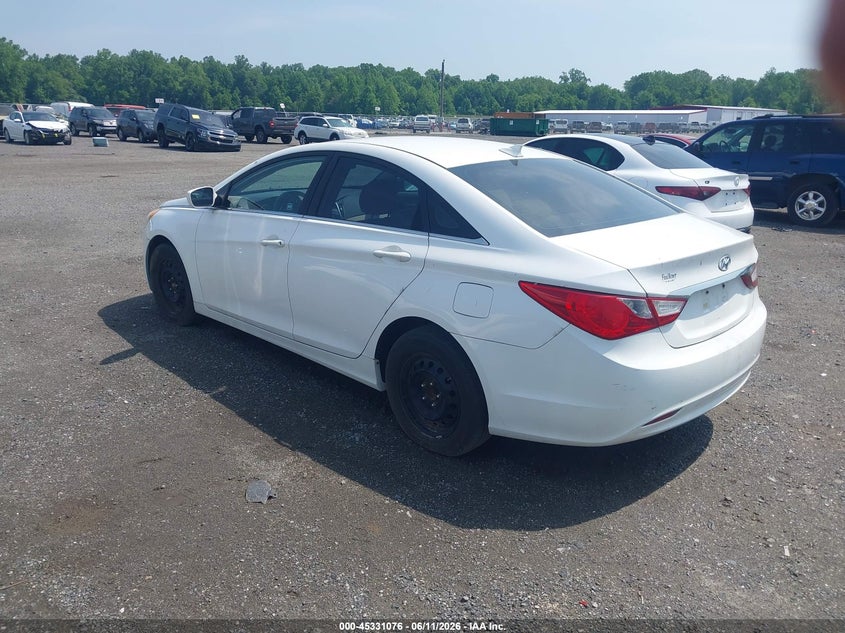 2013 Hyundai Sonata VIN 5NPEB4ACXDH618211 IAAI salvage auction — NORMAL WEAR, Clear (Delaware), sold $700 on 2026-07-30 (photo 3)