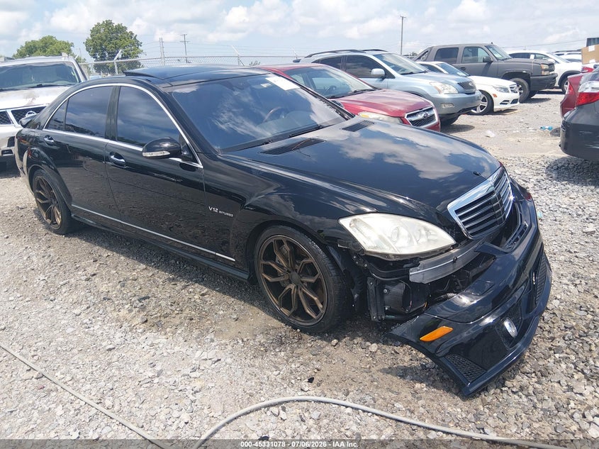 2007 Mercedes-benz S class VIN WDDNG79X27A082382 IAAI salvage auction — NORMAL WEAR, Clear (Tennessee), sold $5,000 on 2026-08-13 (photo 1)