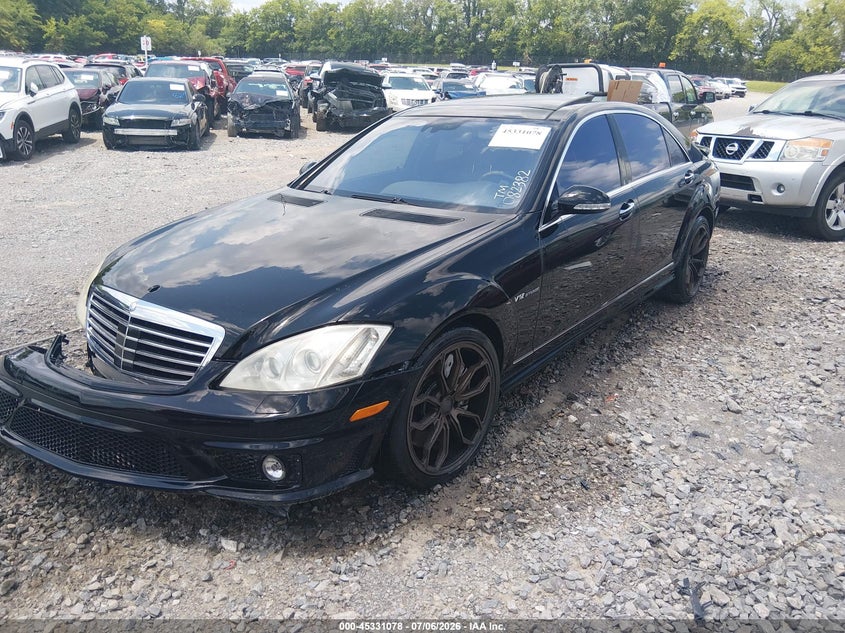 2007 Mercedes-benz S class VIN WDDNG79X27A082382 IAAI salvage auction — NORMAL WEAR, Clear (Tennessee), sold $5,000 on 2026-08-13 (photo 2)