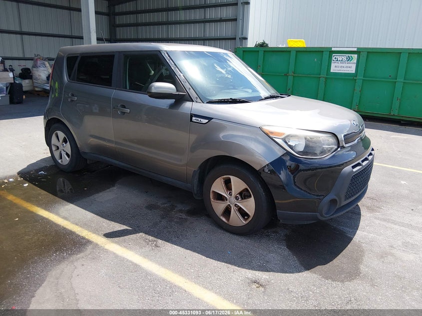 2016 Kia Soul VIN KNDJN2A28G7316846 IAAI salvage auction — LEFT & RIGHT, Repossession Paperwork (South Carolina), sold $175 on 2026-07-22 (photo 1)