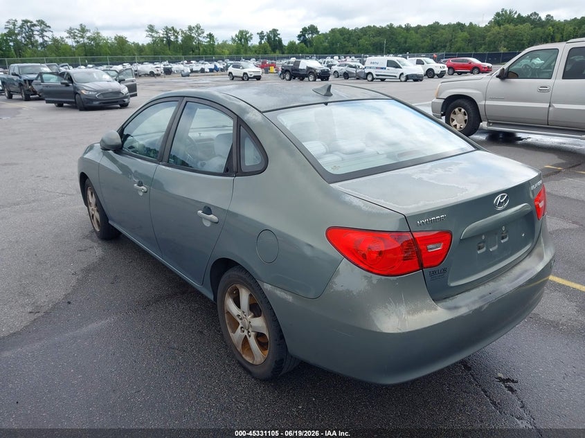 2009 Hyundai Elantra VIN KMHDU46D69U676073 IAAI salvage auction — NORMAL WEAR, Repossession Paperwork (South Carolina), sold $375 on 2026-07-15 (photo 3)