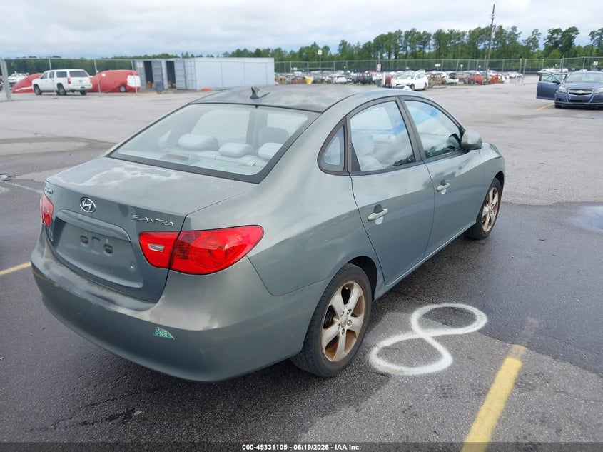 2009 Hyundai Elantra VIN KMHDU46D69U676073 IAAI salvage auction — NORMAL WEAR, Repossession Paperwork (South Carolina), sold $375 on 2026-07-15 (photo 4)