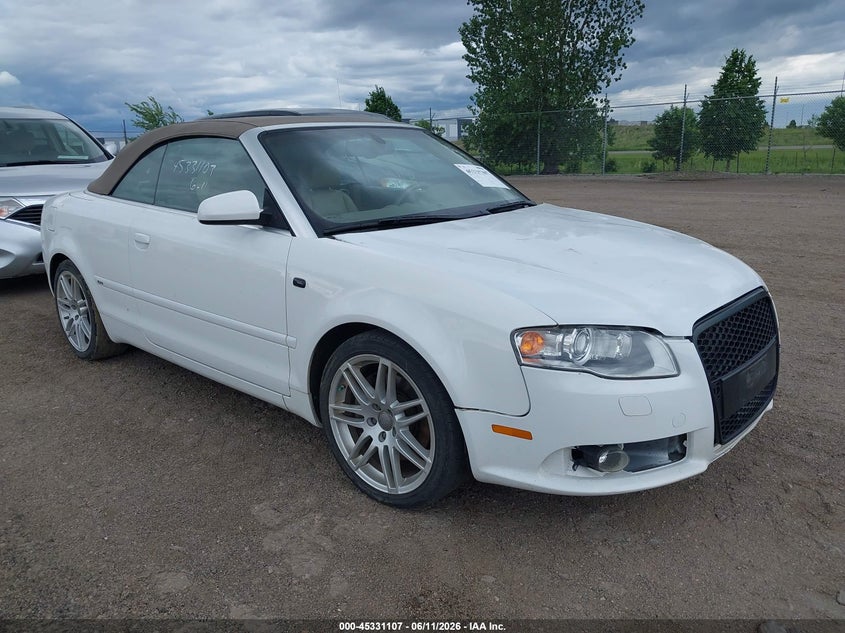 2009 Audi A4 VIN WAUAF48H59K007688 IAAI salvage auction — NORMAL WEAR, Previously Damaged (North Dakota), sold $575 on 2026-07-16 (photo 1)
