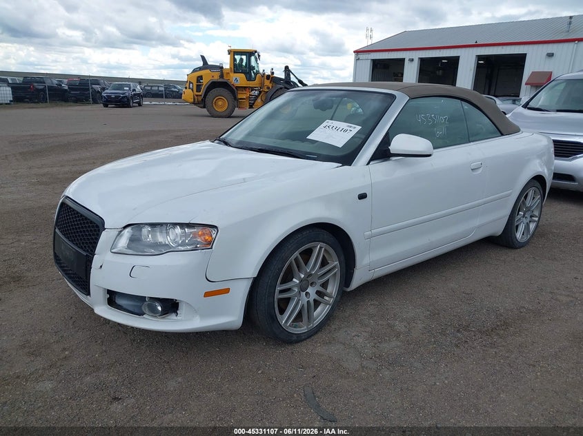 2009 Audi A4 VIN WAUAF48H59K007688 IAAI salvage auction — NORMAL WEAR, Previously Damaged (North Dakota), sold $575 on 2026-07-16 (photo 2)