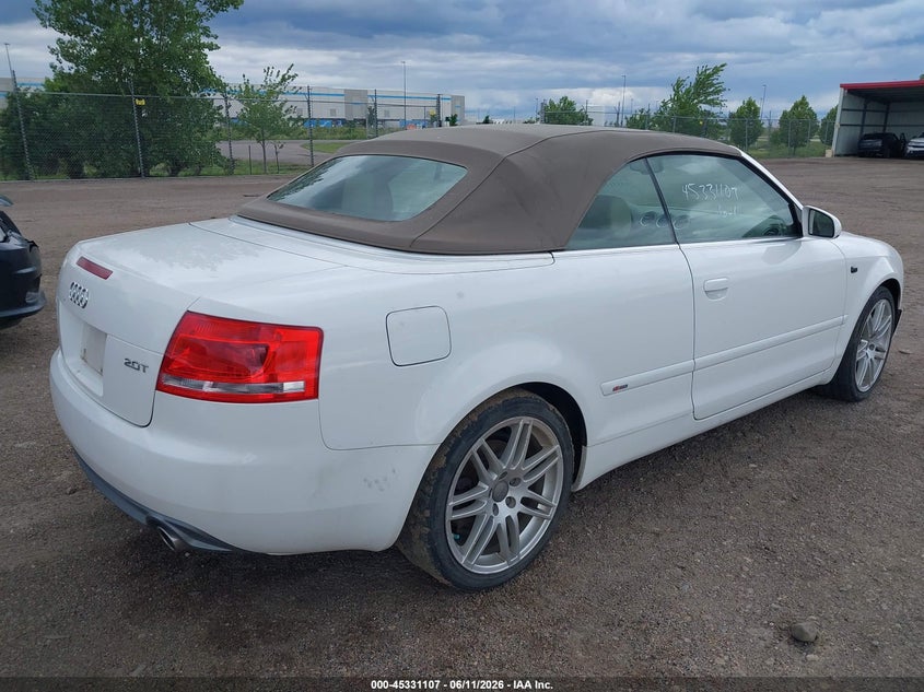 2009 Audi A4 VIN WAUAF48H59K007688 IAAI salvage auction — NORMAL WEAR, Previously Damaged (North Dakota), sold $575 on 2026-07-16 (photo 4)