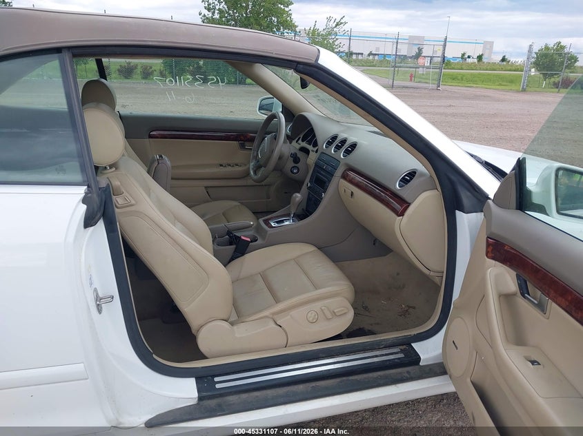 2009 Audi A4 VIN WAUAF48H59K007688 IAAI salvage auction — NORMAL WEAR, Previously Damaged (North Dakota), sold $575 on 2026-07-16 (photo 5)