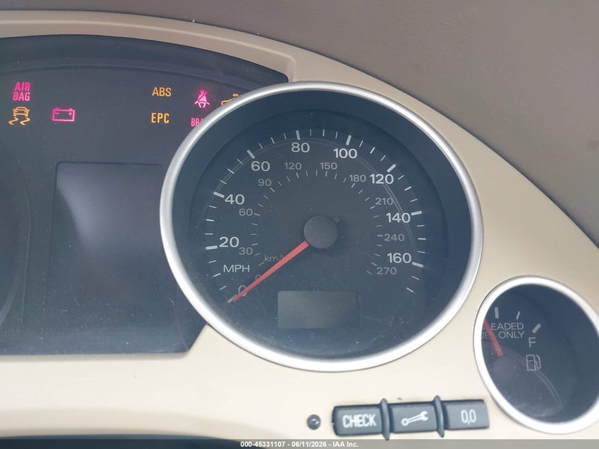 2009 Audi A4 VIN WAUAF48H59K007688 IAAI salvage auction — NORMAL WEAR, Previously Damaged (North Dakota), sold $575 on 2026-07-16 (photo 7)