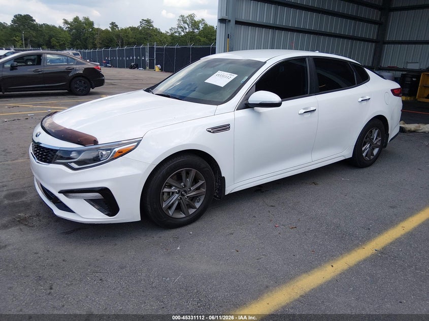 2020 Kia Optima VIN 5XXGT4L32LG427282 IAAI salvage auction — FRONT END, Repossession Paperwork (South Carolina), sold $5,200 on 2026-07-15 (photo 2)