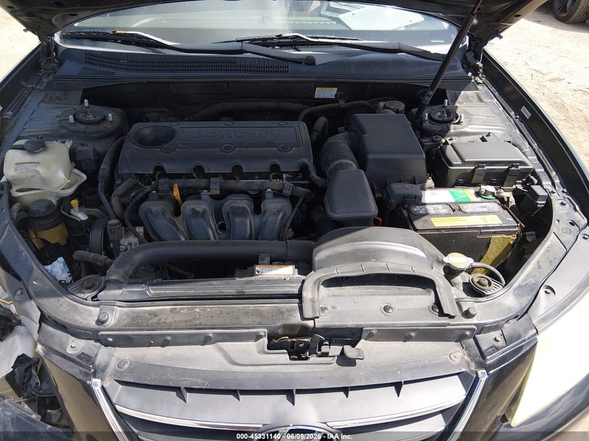 2009 Hyundai Sonata VIN 5NPET46C79H458933 IAAI salvage auction — FRONT END, Salvage (Texas), sold $450 on 2026-07-28 (photo 9)