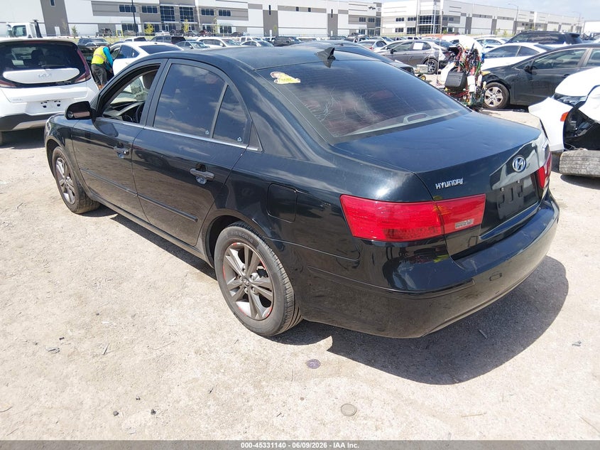2009 Hyundai Sonata VIN 5NPET46C79H458933 IAAI salvage auction — FRONT END, Salvage (Texas), sold $450 on 2026-07-28 (photo 3)