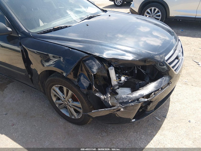 2009 Hyundai Sonata VIN 5NPET46C79H458933 IAAI salvage auction — FRONT END, Salvage (Texas), sold $450 on 2026-07-28 (photo 6)