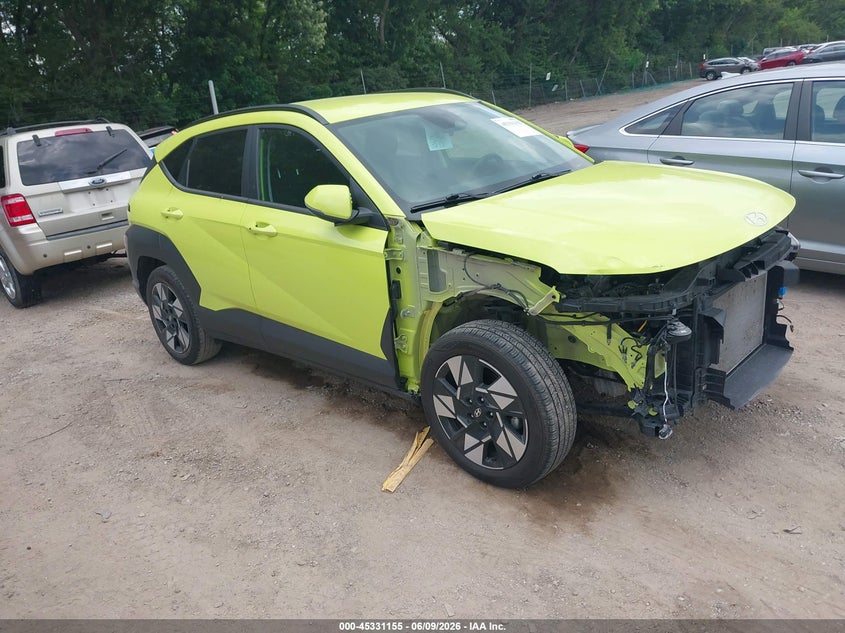2025 Hyundai Kona VIN KM8HB3AB9SU209324 IAAI salvage auction — FRONT END, Salvage (Indiana), sold $5,100 on 2026-07-22 (photo 1)