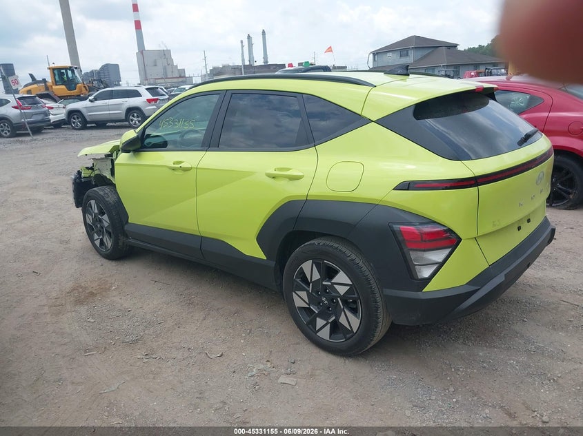 2025 Hyundai Kona VIN KM8HB3AB9SU209324 IAAI salvage auction — FRONT END, Salvage (Indiana), sold $5,100 on 2026-07-22 (photo 3)