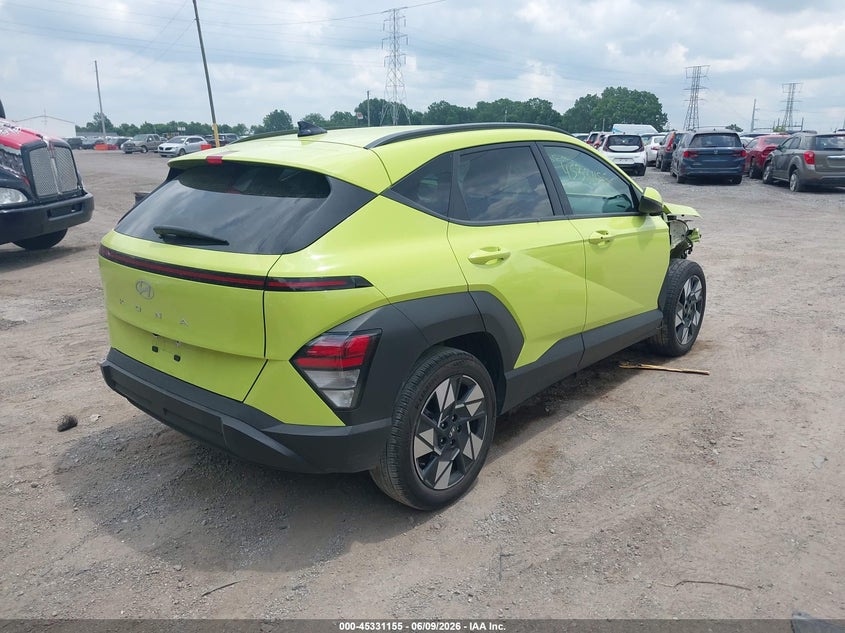 2025 Hyundai Kona VIN KM8HB3AB9SU209324 IAAI salvage auction — FRONT END, Salvage (Indiana), sold $5,100 on 2026-07-22 (photo 4)