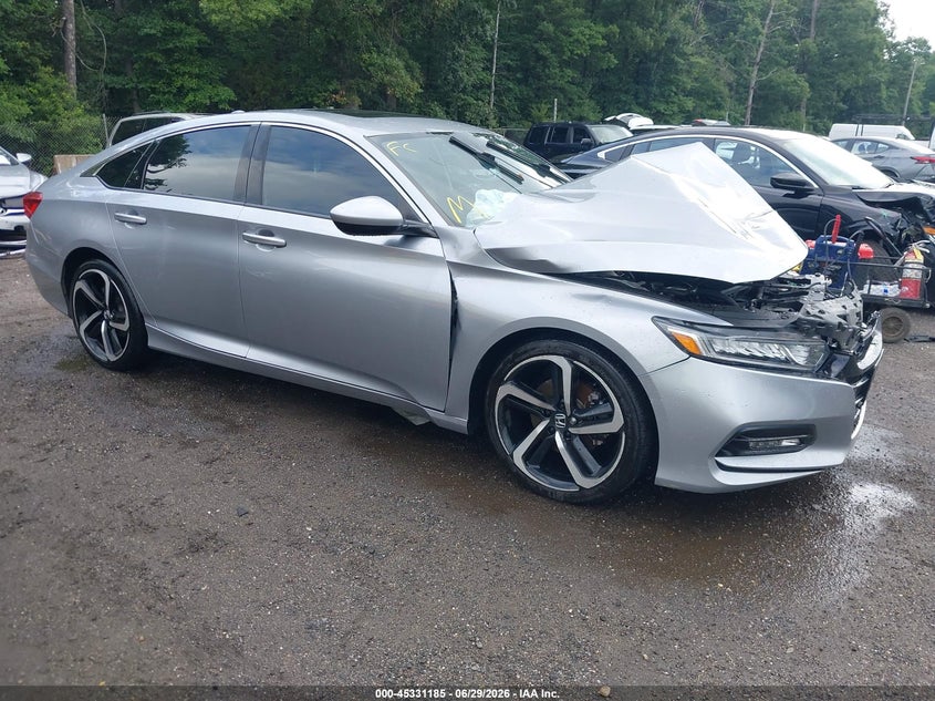 2020 Honda Accord VIN 1HGCV2F39LA005905 IAAI salvage auction — FRONT END, Salvage Title, sold $3,550 on 2026-08-22 (photo 1)