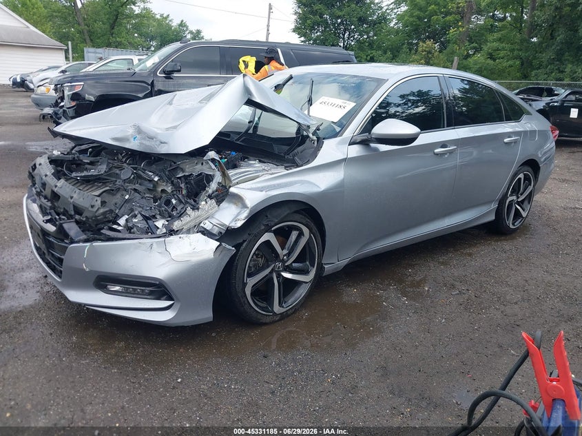 2020 Honda Accord VIN 1HGCV2F39LA005905 IAAI salvage auction — FRONT END, Salvage Title, sold $3,550 on 2026-08-22 (photo 2)