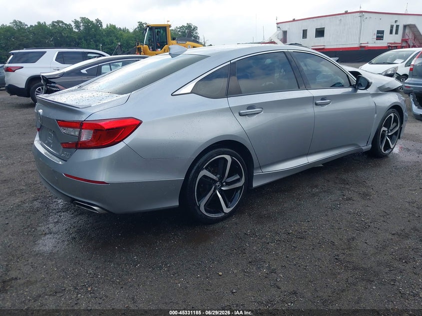 2020 Honda Accord VIN 1HGCV2F39LA005905 IAAI salvage auction — FRONT END, Salvage Title, sold $3,550 on 2026-08-22 (photo 4)