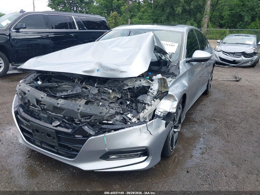 2020 Honda Accord VIN 1HGCV2F39LA005905 IAAI salvage auction — FRONT END, Salvage Title, sold $3,550 on 2026-08-22 (photo 6)