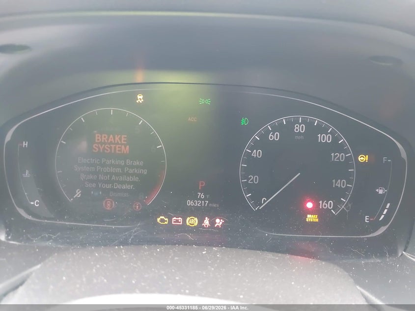 2020 Honda Accord VIN 1HGCV2F39LA005905 IAAI salvage auction — FRONT END, Salvage Title, sold $3,550 on 2026-08-22 (photo 7)