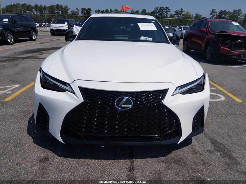 2025 Lexus Is VIN JTHBZ1B27S5089489 IAAI salvage auction — ENGINE DAMAGE, Clear (South Carolina), sold $16,600 on 2026-07-25 (photo 6)