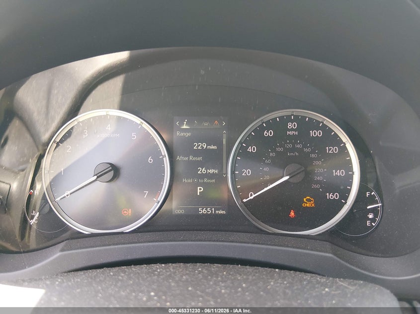 2025 Lexus Is VIN JTHBZ1B27S5089489 IAAI salvage auction — ENGINE DAMAGE, Clear (South Carolina), sold $16,600 on 2026-07-25 (photo 7)