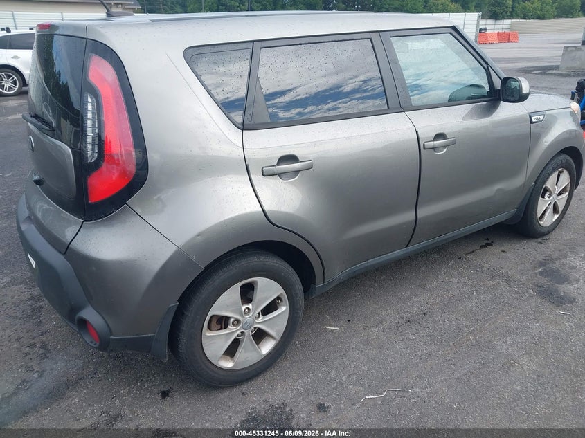 2016 Kia Soul VIN KNDJN2A26G7242701 IAAI salvage auction — NORMAL WEAR, Salvage Title, sold $750 on 2026-07-15 (photo 4)