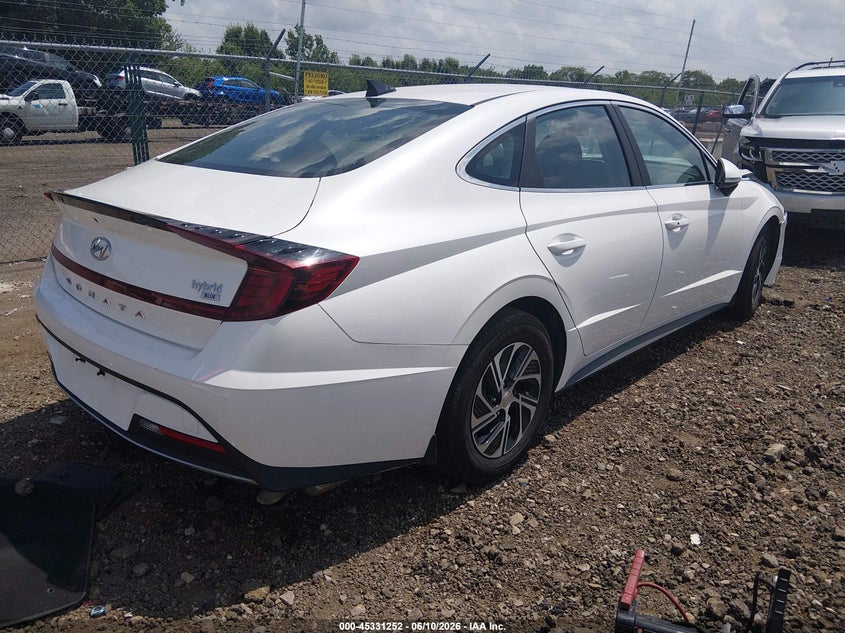 2022 Hyundai Sonata VIN KMHL24JJ1NA048223 IAAI salvage auction — FRONT END, Salvage Title, sold $3,250 on 2026-07-23 (photo 4)