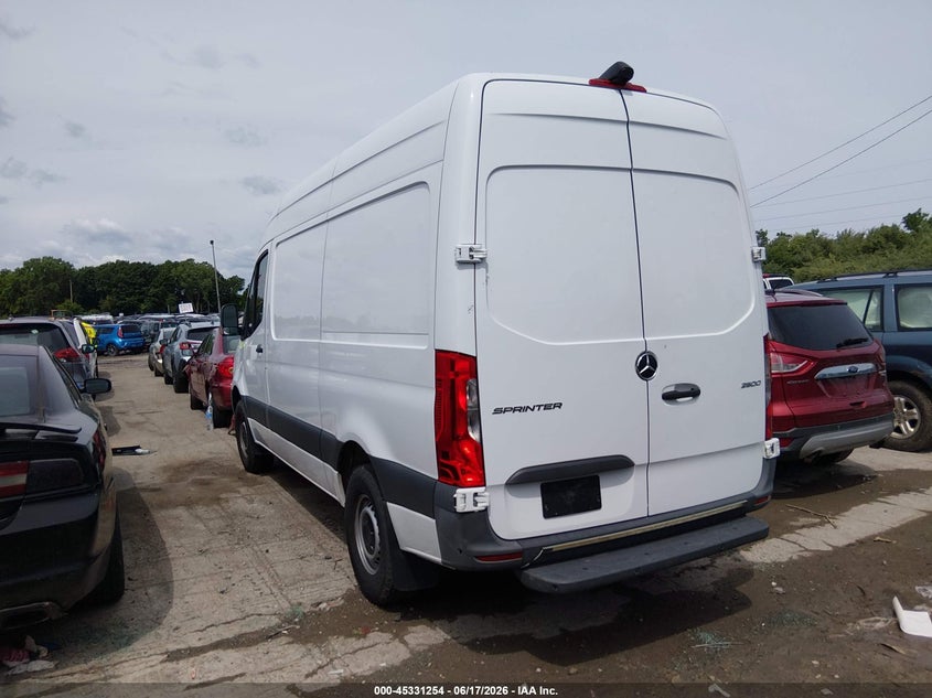 2020 Mercedes-benz Sprinter VIN W1W4EBHY0LT038456 IAAI salvage auction — HAIL, Salvage (Ohio), sold $14,900 on 2026-07-07 (photo 3)
