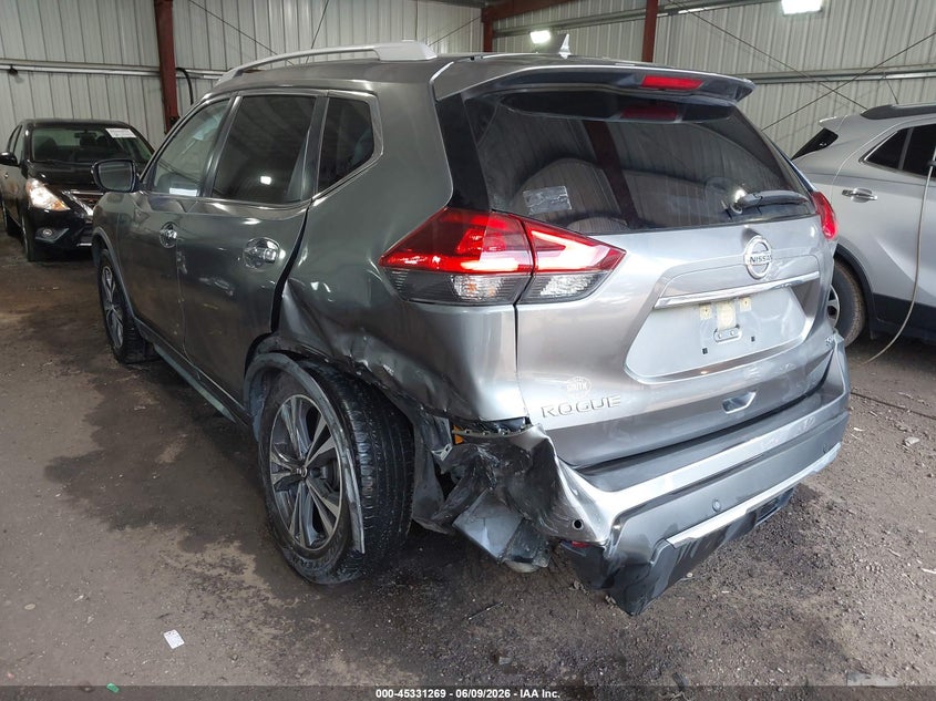 2019 Nissan Rogue VIN JN8AT2MT8KW500620 IAAI salvage auction — REAR END, Salvage Title, sold $1,950 on 2026-07-09 (photo 3)