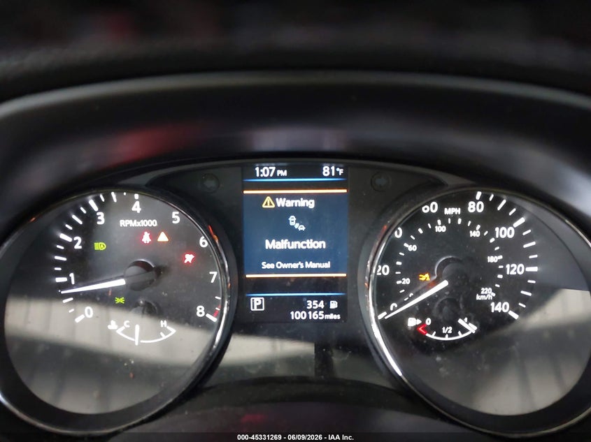 2019 Nissan Rogue VIN JN8AT2MT8KW500620 IAAI salvage auction — REAR END, Salvage Title, sold $1,950 on 2026-07-09 (photo 7)