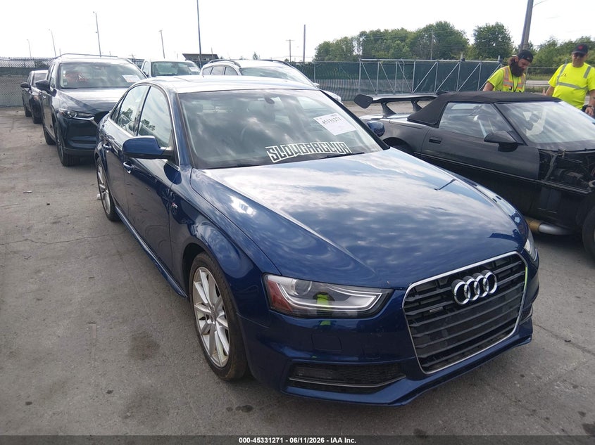 2014 Audi A4 VIN WAUFFAFL7EN028675 IAAI salvage auction — NORMAL WEAR, Original (Ohio), sold $700 on 2026-07-28 (photo 1)