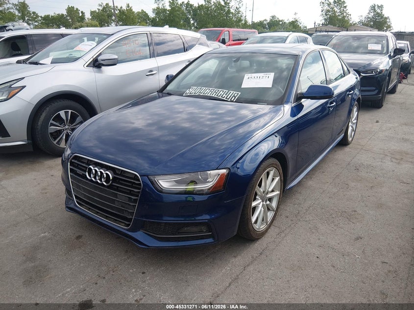 2014 Audi A4 VIN WAUFFAFL7EN028675 IAAI salvage auction — NORMAL WEAR, Original (Ohio), sold $700 on 2026-07-28 (photo 2)
