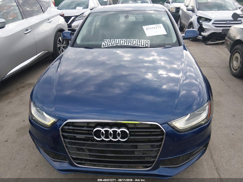 2014 Audi A4 VIN WAUFFAFL7EN028675 IAAI salvage auction — NORMAL WEAR, Original (Ohio), sold $700 on 2026-07-28 (photo 6)