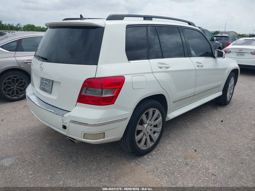 2010 Mercedes-benz Glk-class VIN WDCGG5GB4AF422327 IAAI salvage auction — FRONT END, Original (Texas), sold $1,025 on 2026-07-15 (photo 4)