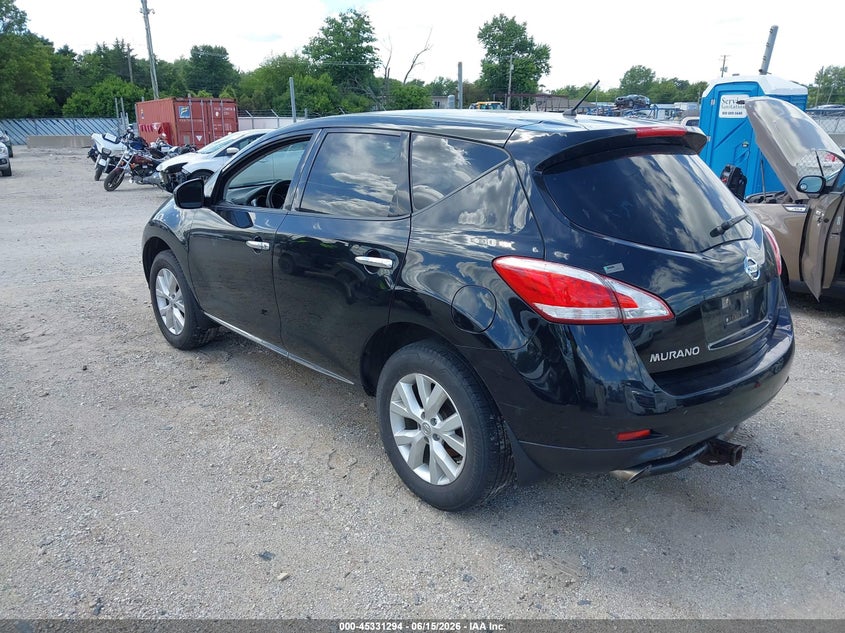 2014 Nissan Murano VIN JN8AZ1MU0EW410450 IAAI salvage auction — NORMAL WEAR, Clear (Montana), sold $25 on 2026-07-28 (photo 3)