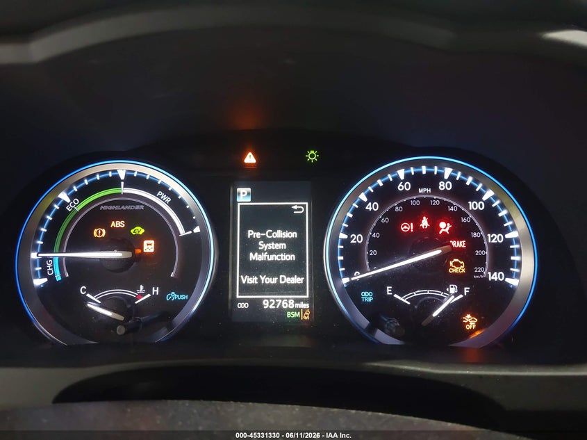 2019 Toyota Highlander VIN 5TDJGRFH6KS065744 IAAI salvage auction — RIGHT SIDE, Mv-907A (New York), sold $5,900 on 2026-07-08 (photo 7)