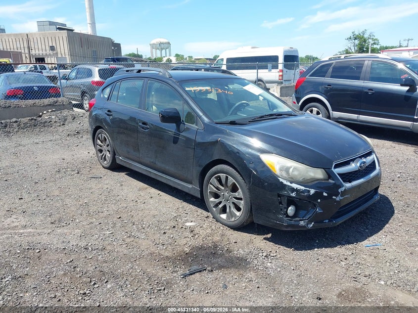 2012 Subaru Impreza VIN JF1GPAR67CH238432 IAAI salvage auction — NORMAL WEAR, Clear (New Jersey), sold $750 on 2026-07-13 (photo 1)
