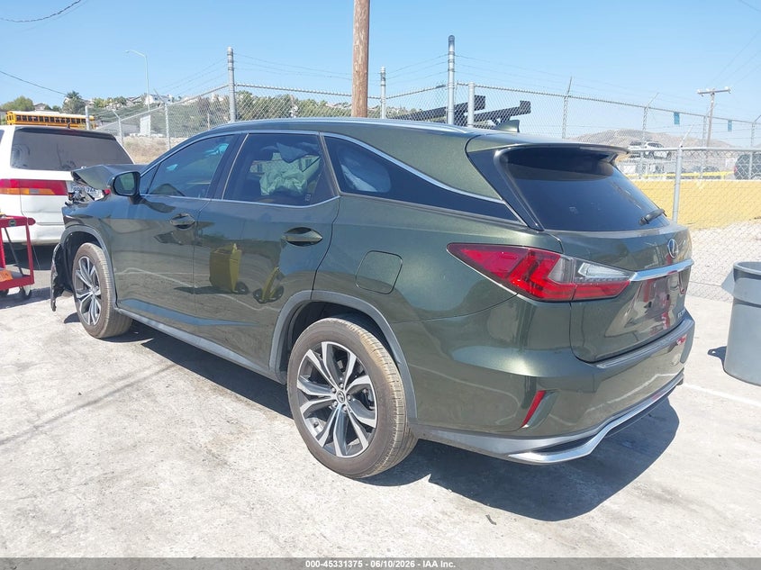 2021 Lexus Rx 350l VIN JTJHZKEA6M2020265 IAAI salvage auction — FRONT END, Salvage (California), sold $9,100 on 2026-07-08 (photo 3)