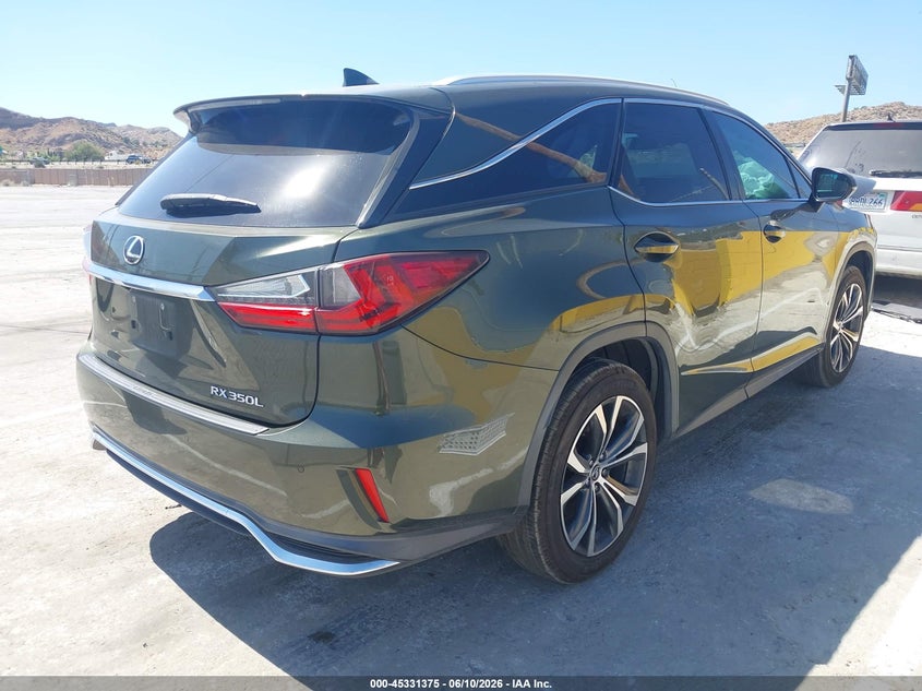 2021 Lexus Rx 350l VIN JTJHZKEA6M2020265 IAAI salvage auction — FRONT END, Salvage (California), sold $9,100 on 2026-07-08 (photo 4)