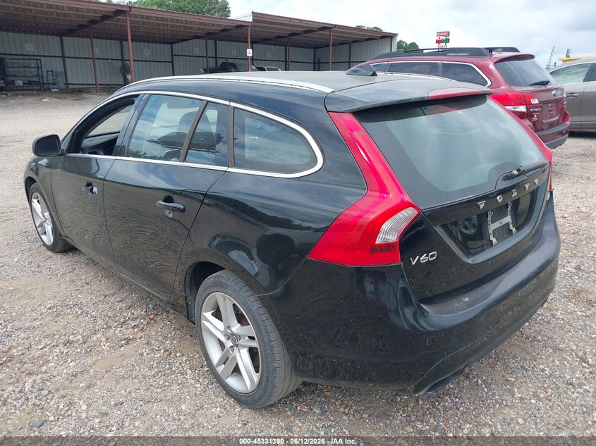 2015 Volvo V60 VIN YV140MEC2F1207398 IAAI salvage auction — NORMAL WEAR, Reconstructed (Louisiana), sold $325 on 2026-07-13 (photo 3)