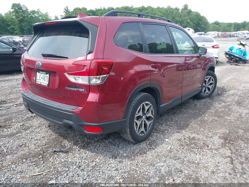 2019 Subaru Forester VIN JF2SKAECXKH400424 IAAI salvage auction — FRONT END, Mv-907A (New York), sold $225 on 2026-07-14 (photo 4)