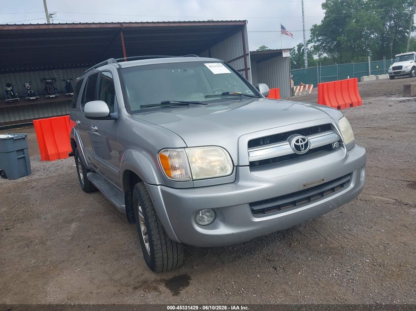 2006 Toyota Sequoia VIN 5TDBT48A66S258887 IAAI salvage auction — NORMAL WEAR, Original (Ohio), sold $950 on 2026-07-15 (photo 1)