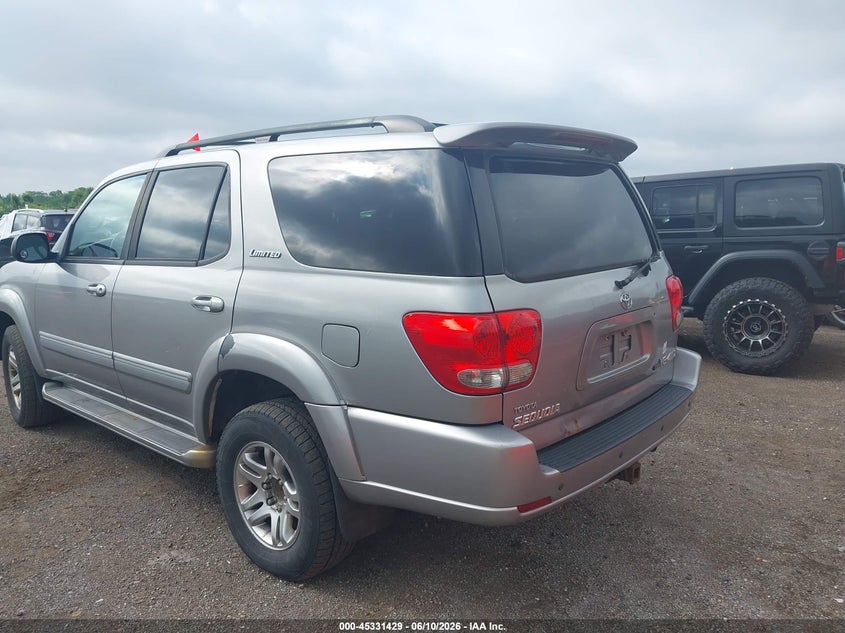2006 Toyota Sequoia VIN 5TDBT48A66S258887 IAAI salvage auction — NORMAL WEAR, Original (Ohio), sold $950 on 2026-07-15 (photo 3)