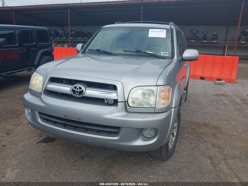 2006 Toyota Sequoia VIN 5TDBT48A66S258887 IAAI salvage auction — NORMAL WEAR, Original (Ohio), sold $950 on 2026-07-15 (photo 6)