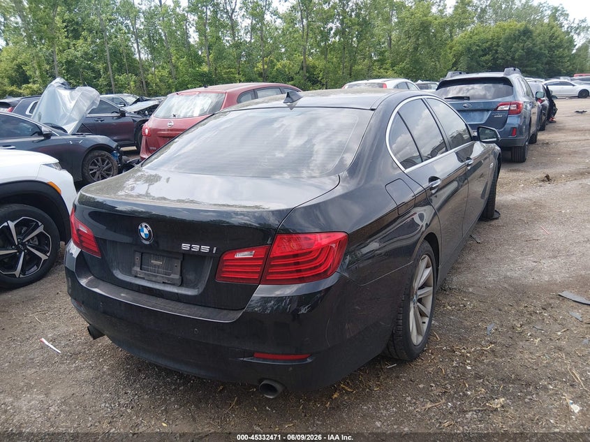 2015 BMW 5er VIN WBA5B3C56FD544719 IAAI salvage auction — FRONT END, Salvage Title, sold $350 on 2026-07-21 (photo 4)