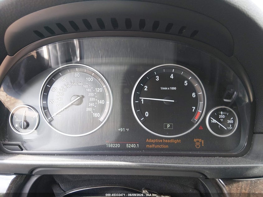2015 BMW 5er VIN WBA5B3C56FD544719 IAAI salvage auction — FRONT END, Salvage Title, sold $350 on 2026-07-21 (photo 7)