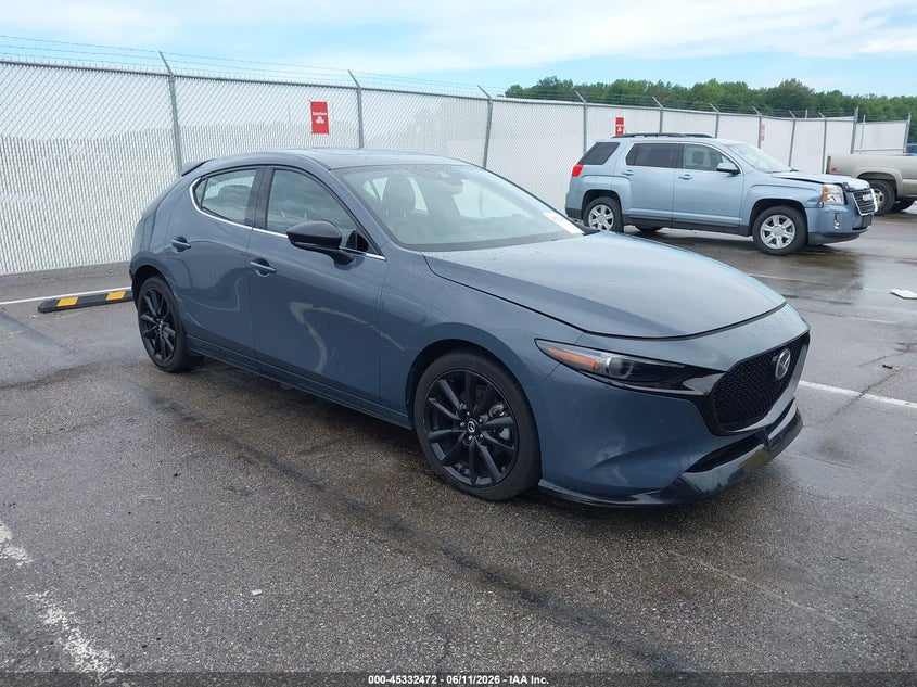 2021 Mazda 3 VIN JM1BPBNY0M1400350 IAAI salvage auction — REAR END, Salvage (Indiana), sold $6,900 on 2026-07-10 (photo 1)