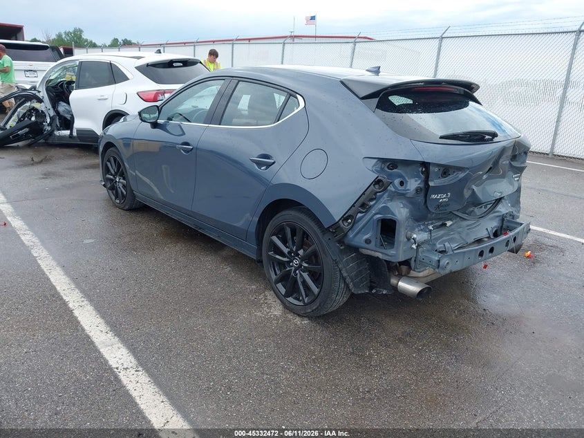 2021 Mazda 3 VIN JM1BPBNY0M1400350 IAAI salvage auction — REAR END, Salvage (Indiana), sold $6,900 on 2026-07-10 (photo 3)