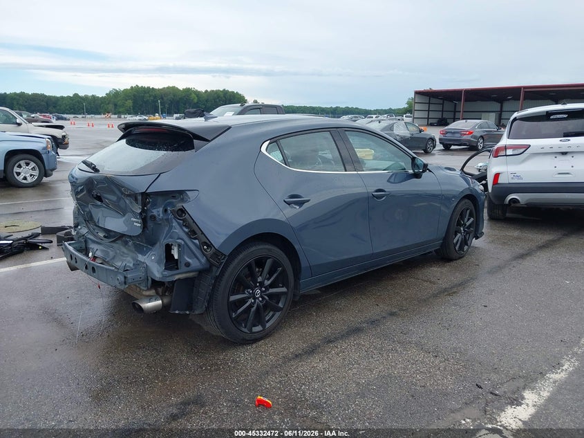 2021 Mazda 3 VIN JM1BPBNY0M1400350 IAAI salvage auction — REAR END, Salvage (Indiana), sold $6,900 on 2026-07-10 (photo 4)