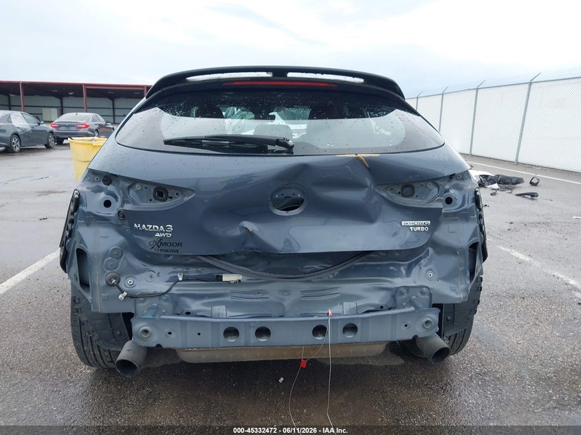2021 Mazda 3 VIN JM1BPBNY0M1400350 IAAI salvage auction — REAR END, Salvage (Indiana), sold $6,900 on 2026-07-10 (photo 6)